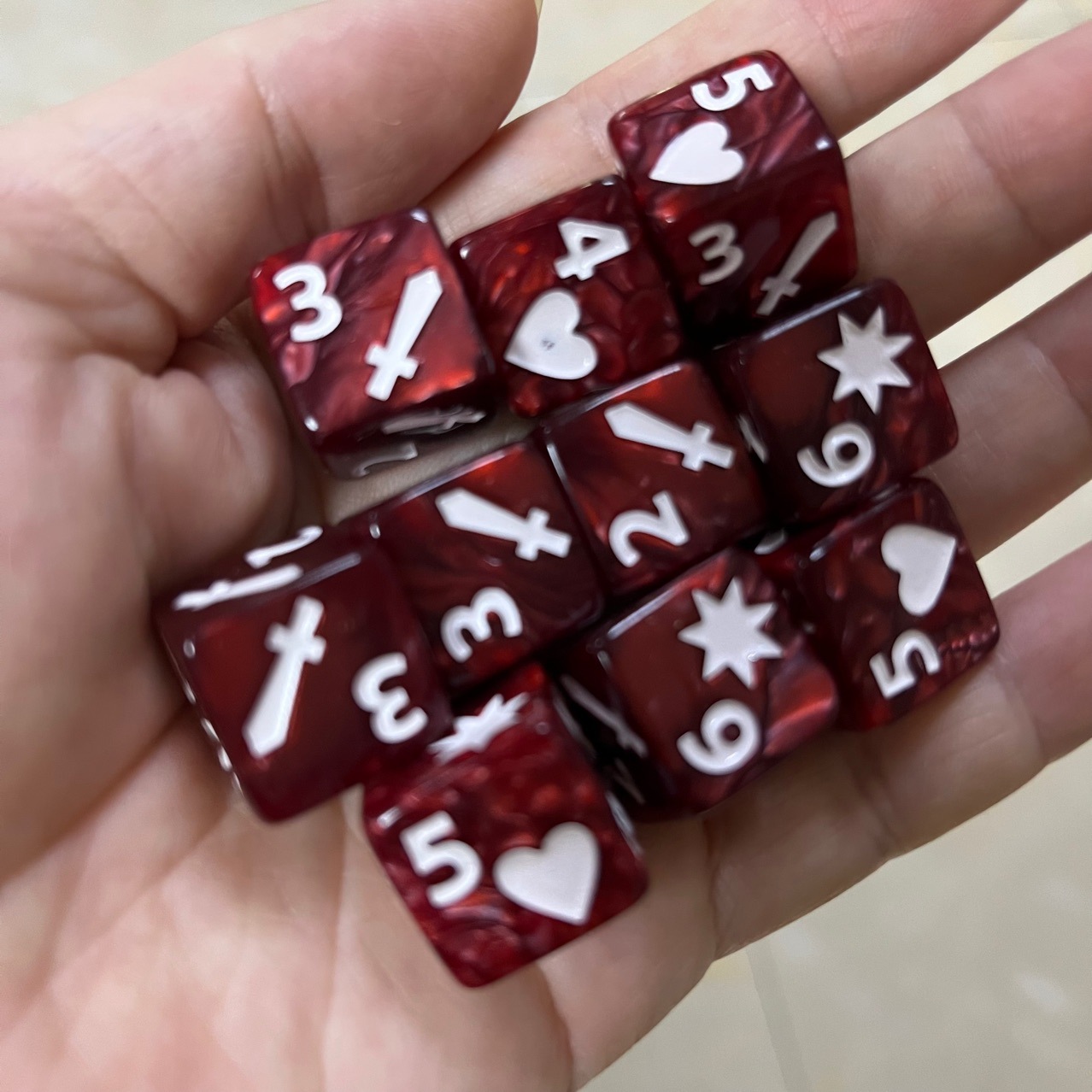 10 Pcs Set of New 16mm 6 Sided – Board Game Ludo recenzja i cena