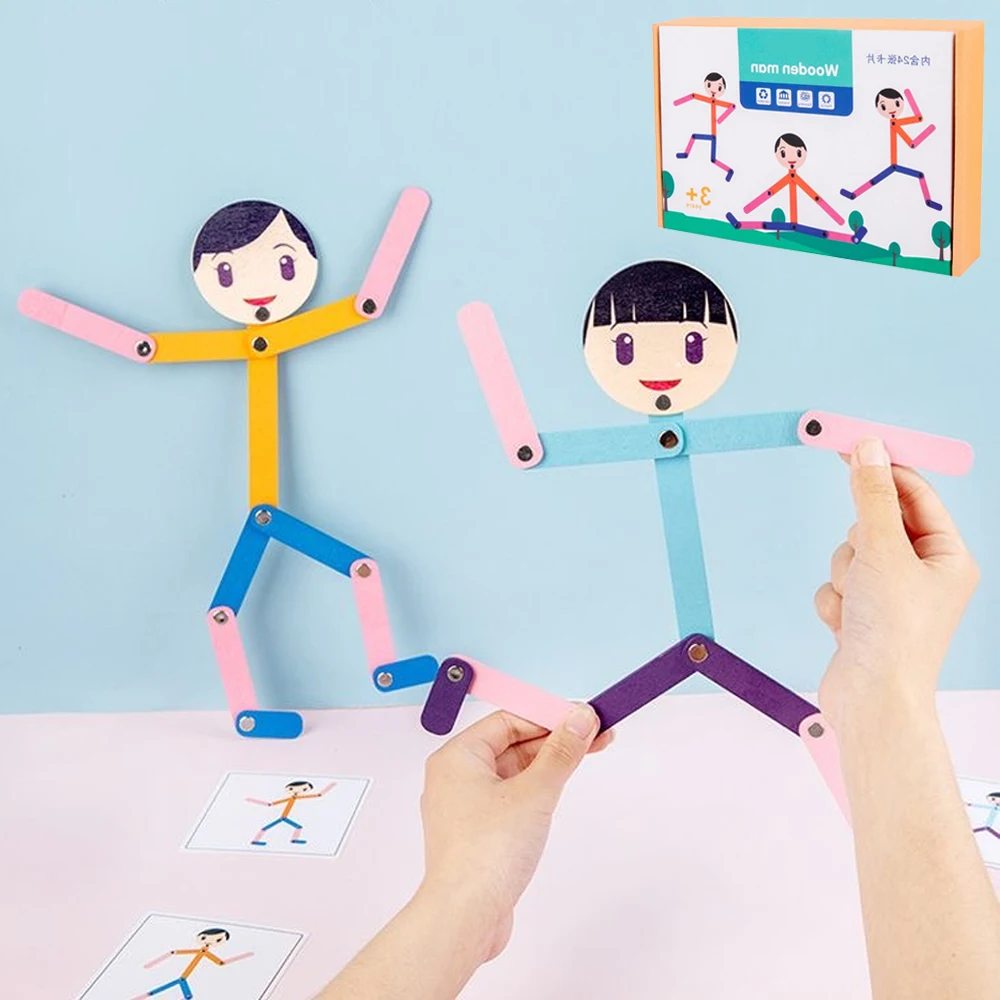 Sport Wooden Man Material DIY  – Board Game With Questions recenzja i cena