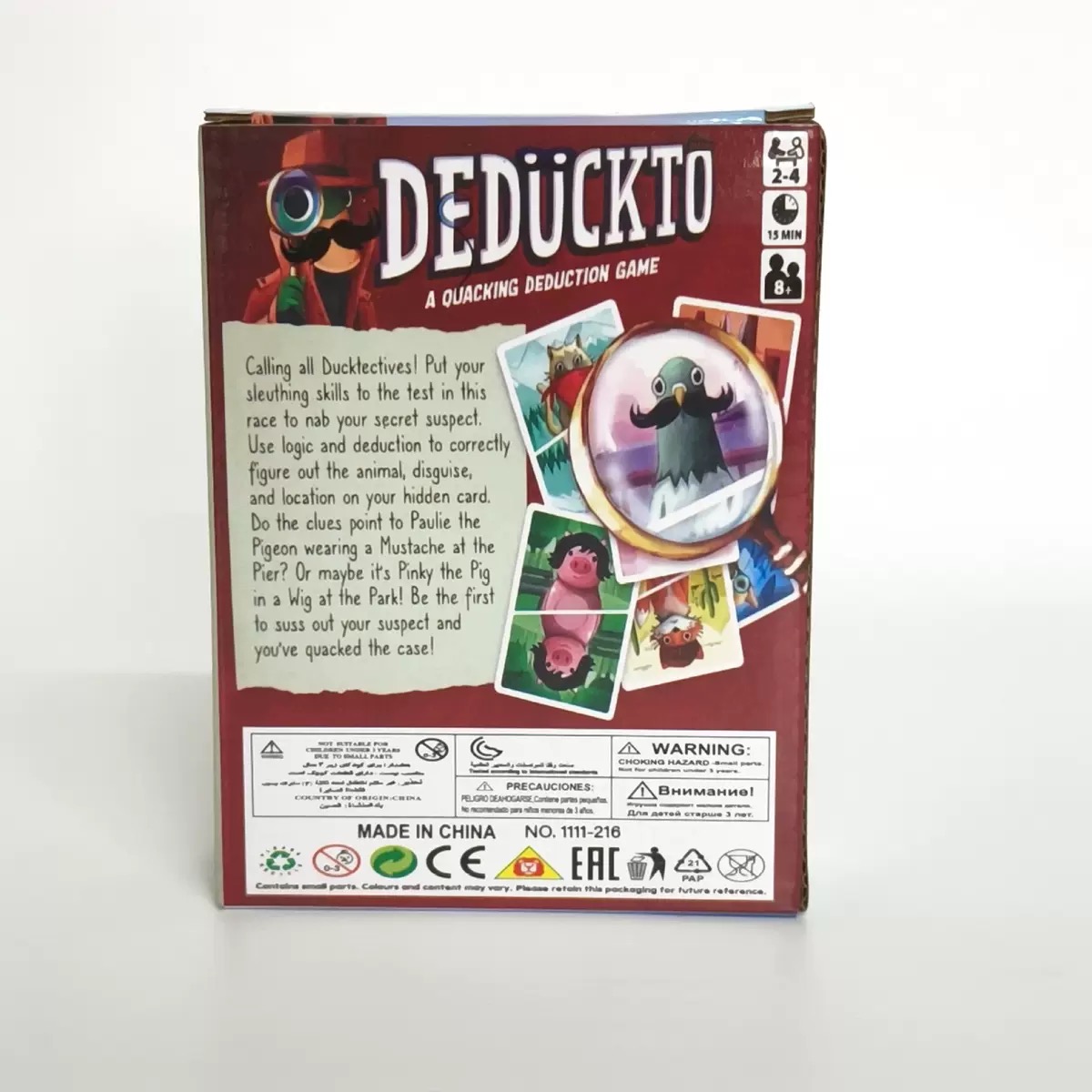 DEDUCKTO Guess who I am? board – Board Game Who Is It recenzja i cena