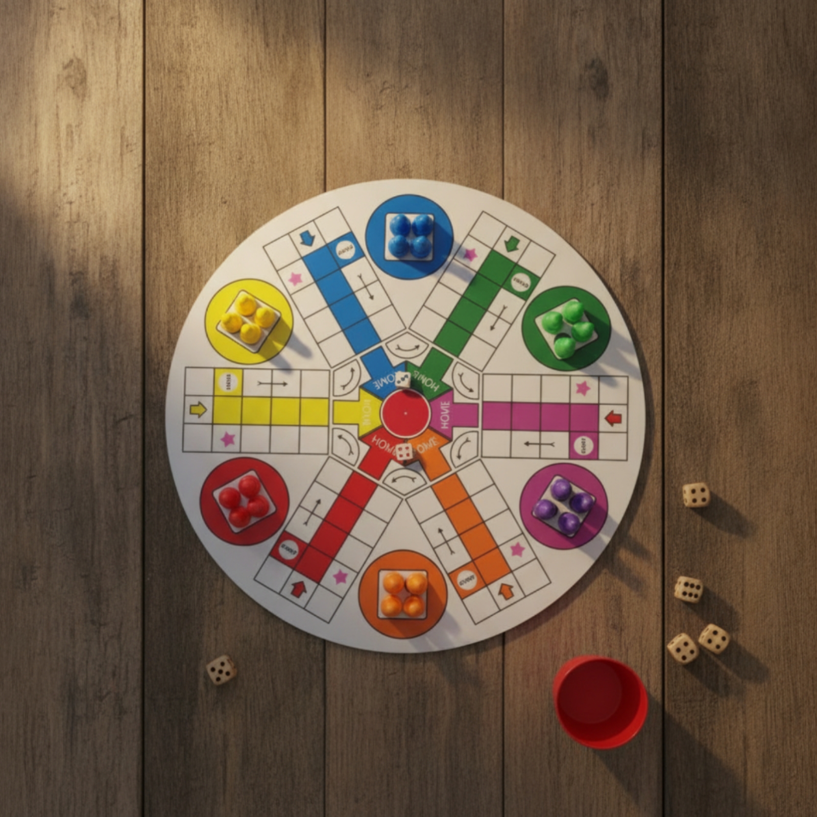 Round Ludo Board Game Colorful – Board Game Ludo recenzja i cena